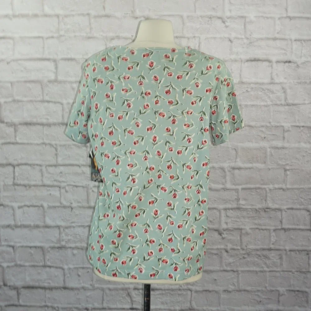Vintage 90s Floral Shirt Small - Picture 4 of 8